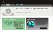 Tablet Screenshot of alexbernard.fr